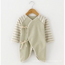 Nature Organic Cotton Baby Striped Romper